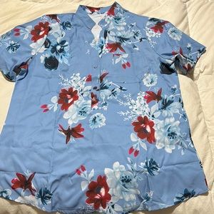 Floral tunic blouse brand new